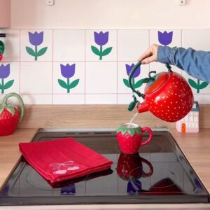 Théière en forme de fraise "Charlotte"